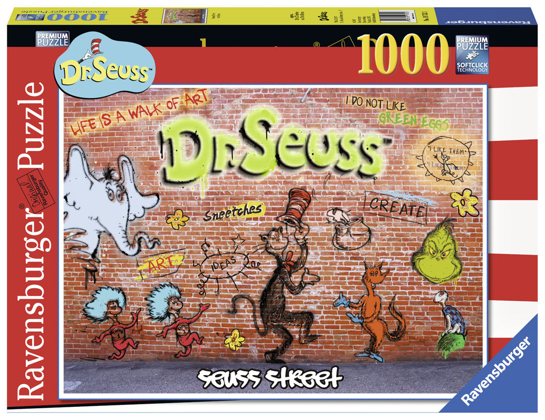 Ravensburger Dr Seuss: Seuss Street 1000 Piece Puzzle image 0